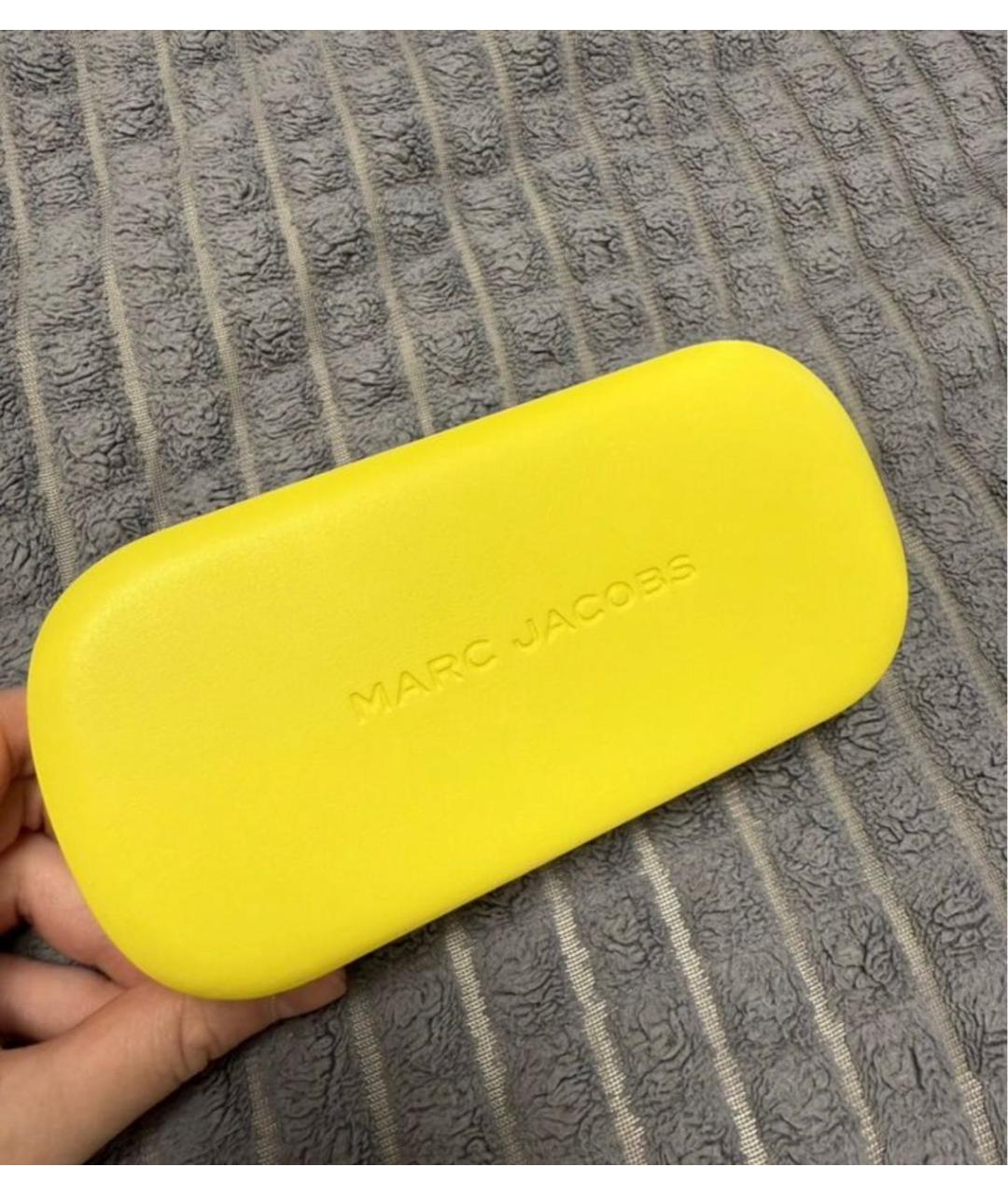 MARC JACOBS Коричневые пластиковые солнцезащитные очки, фото 4