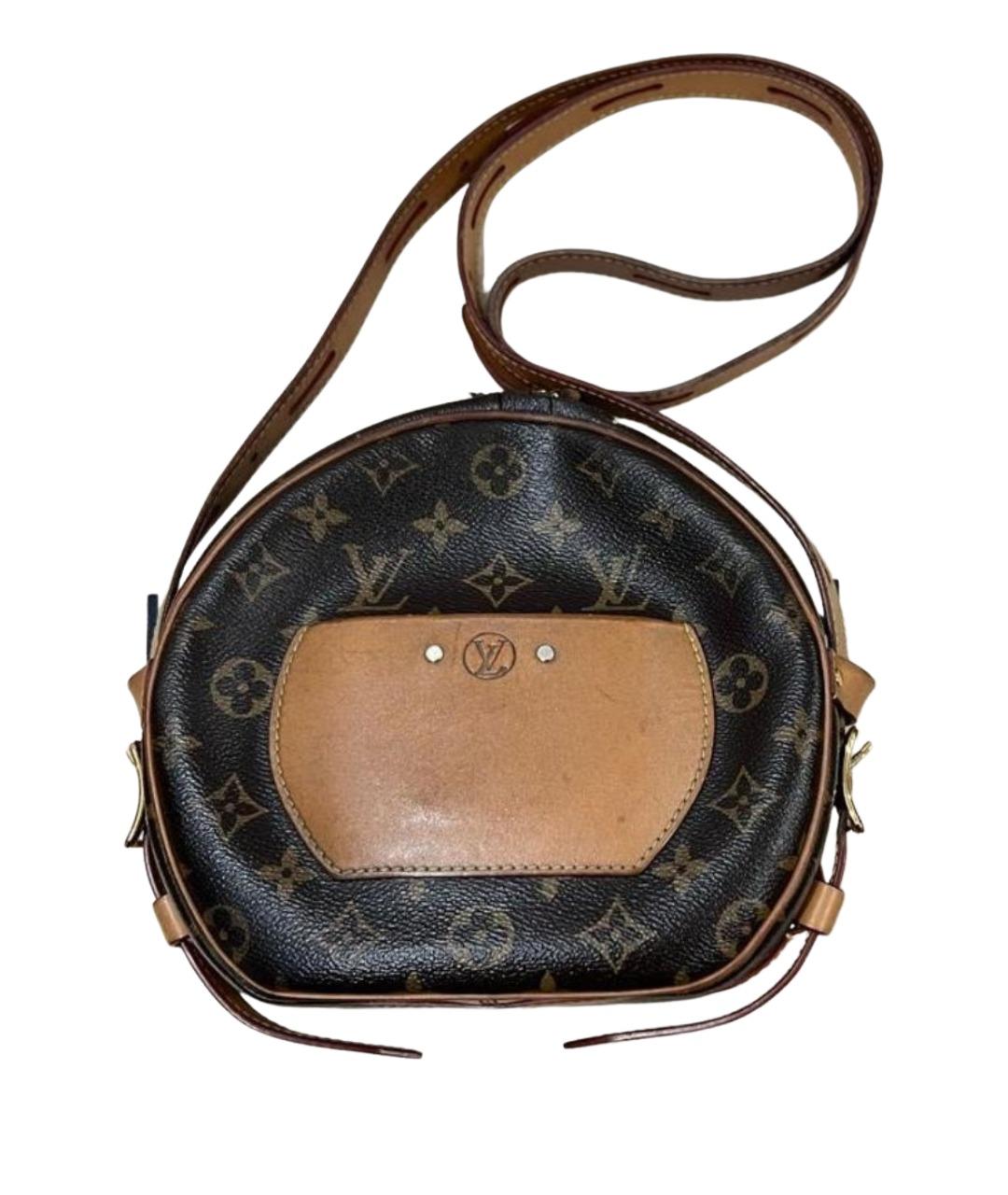 LOUIS VUITTON Коричневая кожаная сумка через плечо, фото 1