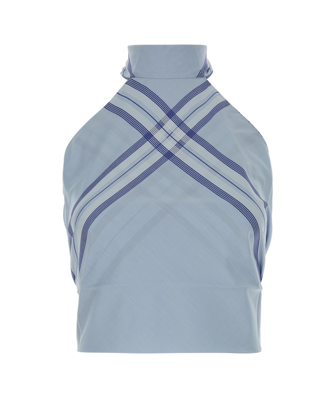 PRADA Голубая хлопковая майка, фото 1