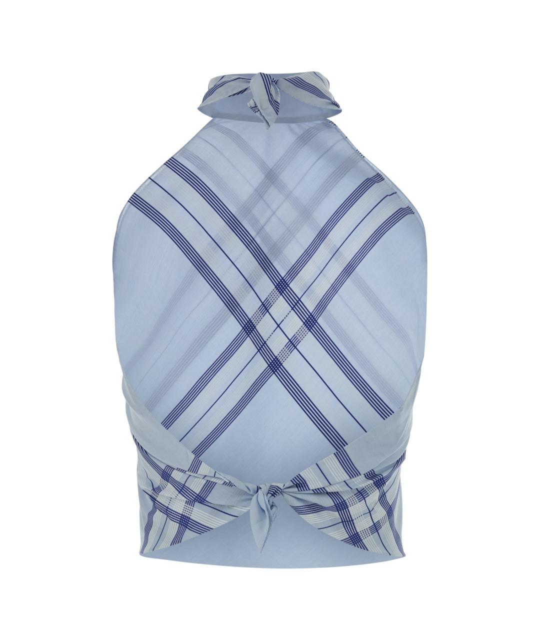 PRADA Голубая хлопковая майка, фото 2