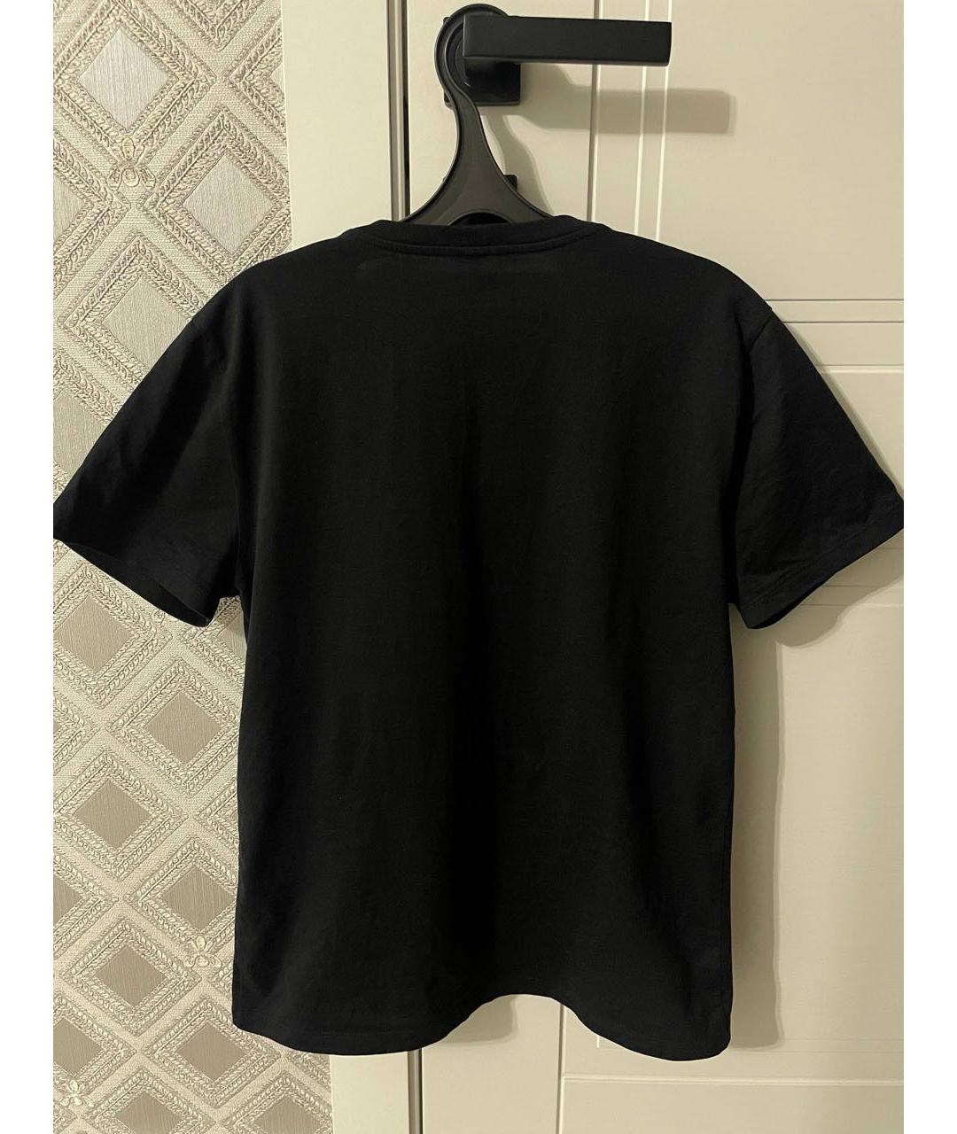 CELINE Черная футболка, фото 2