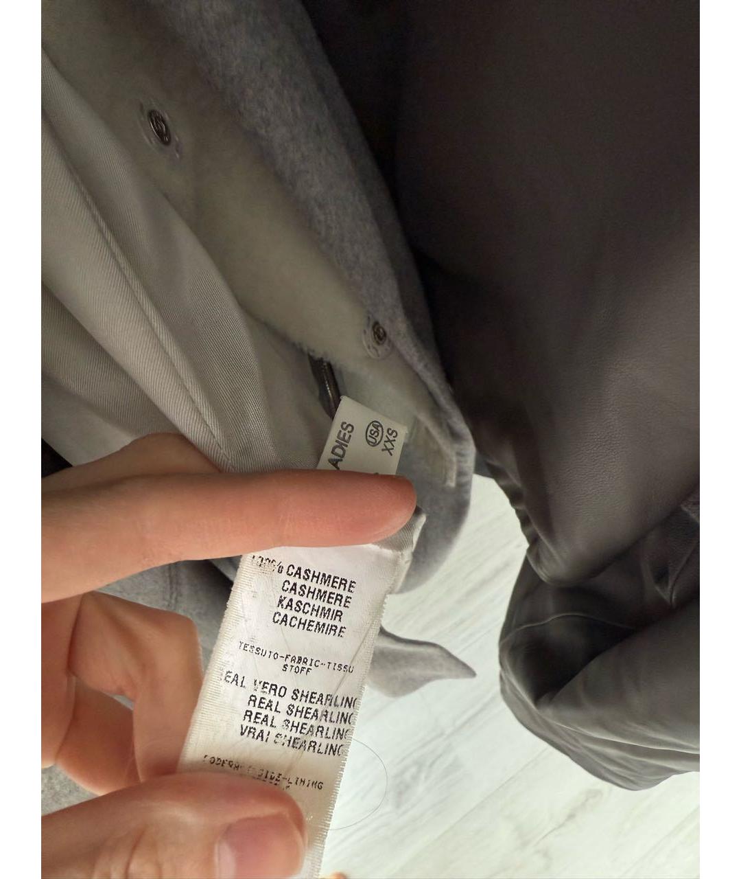 FABIANA FILIPPI Серое кашемировое пальто, фото 6