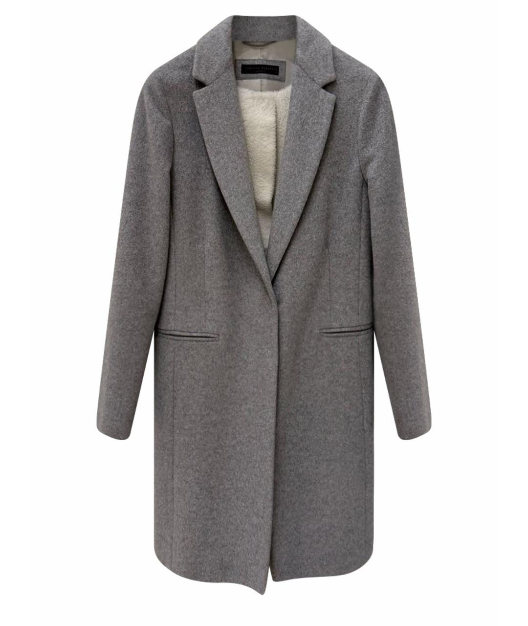 FABIANA FILIPPI Серое кашемировое пальто, фото 1