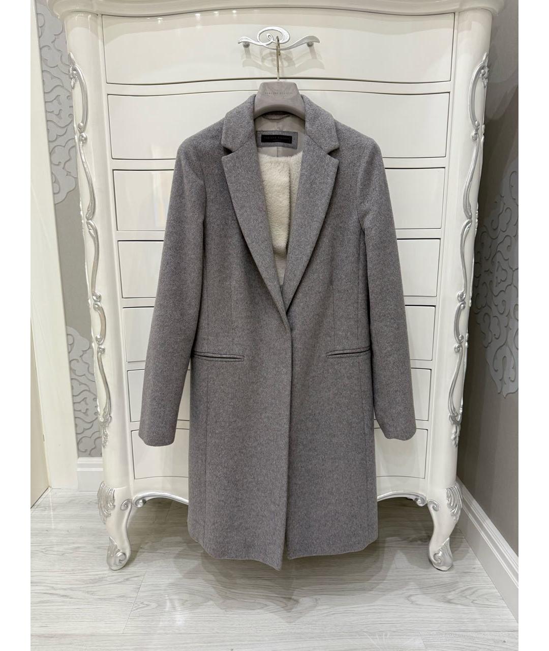 FABIANA FILIPPI Серое кашемировое пальто, фото 7