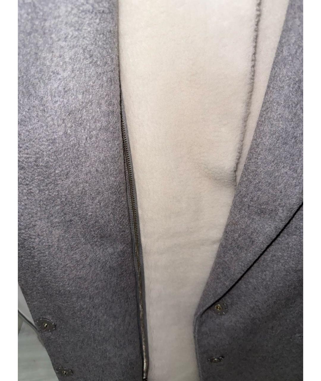 FABIANA FILIPPI Серое кашемировое пальто, фото 4