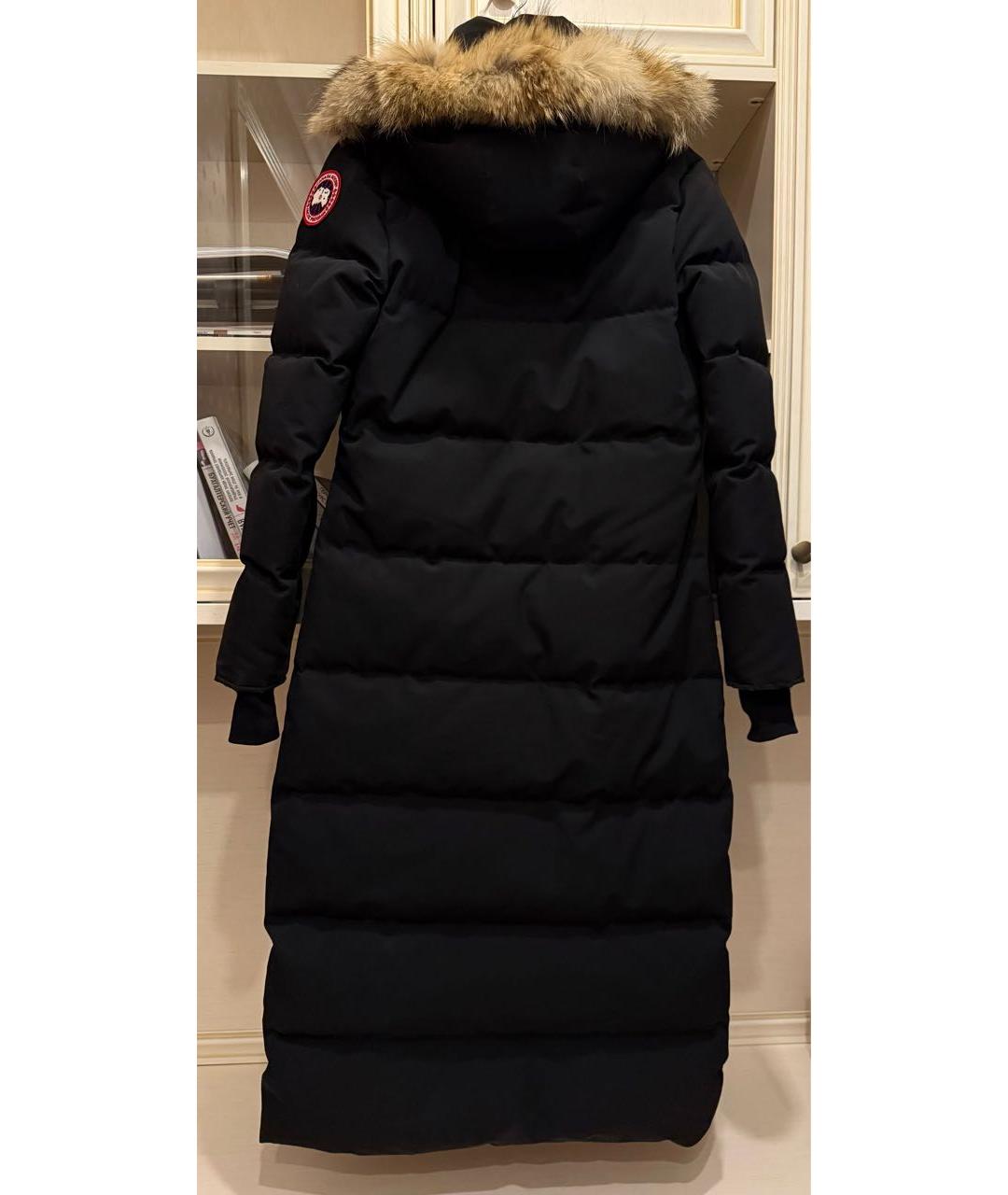 CANADA GOOSE Черный полиэстеровый пуховик, фото 2