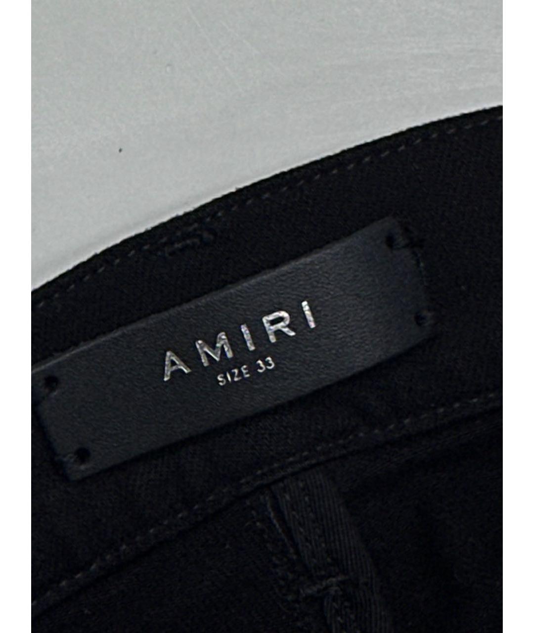 AMIRI Черные джинсы скинни, фото 5