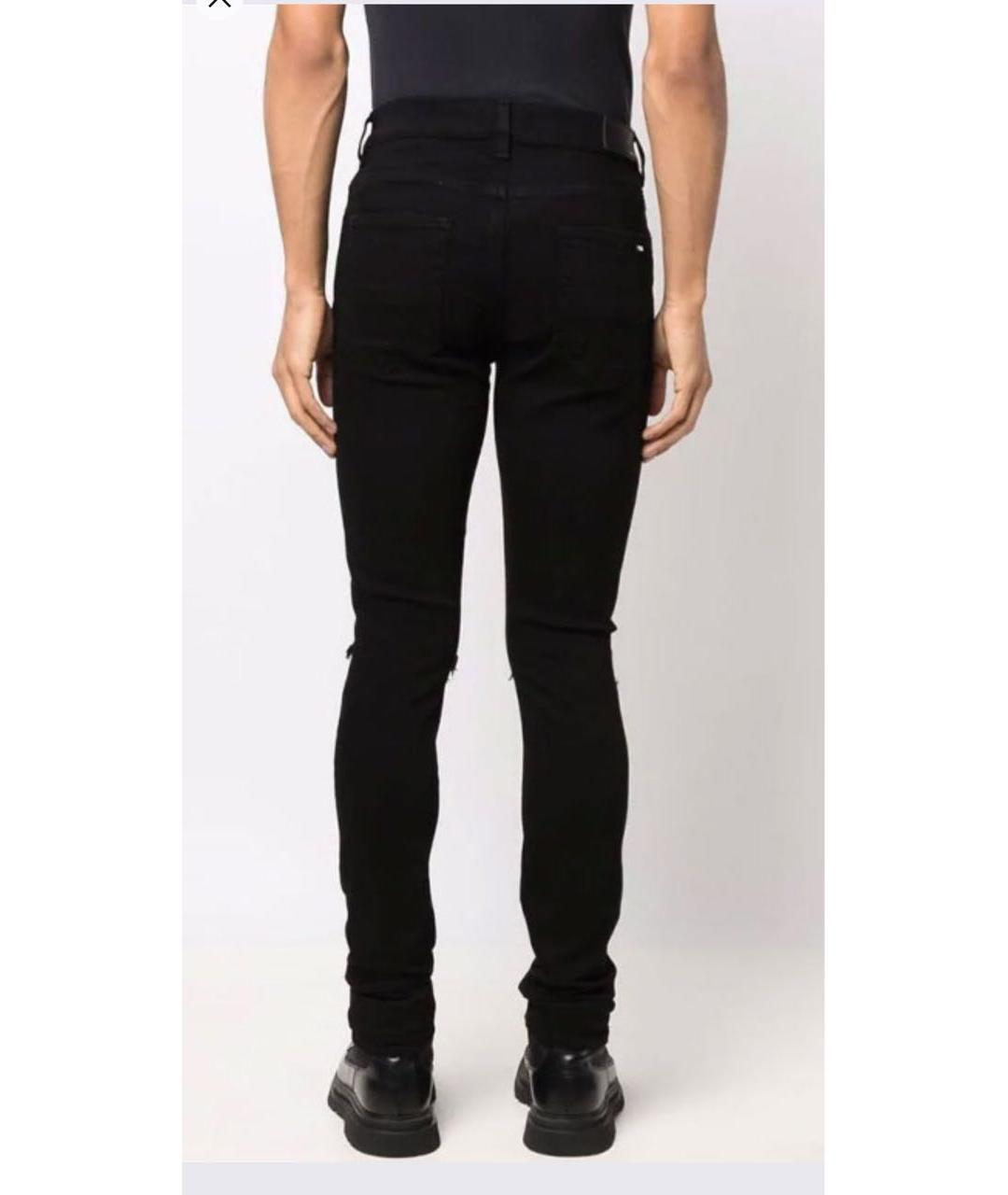 AMIRI Черные джинсы скинни, фото 7