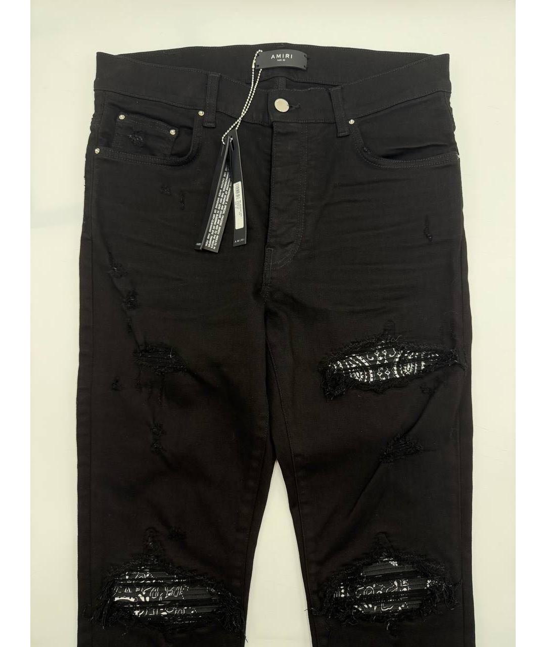 AMIRI Черные джинсы скинни, фото 3
