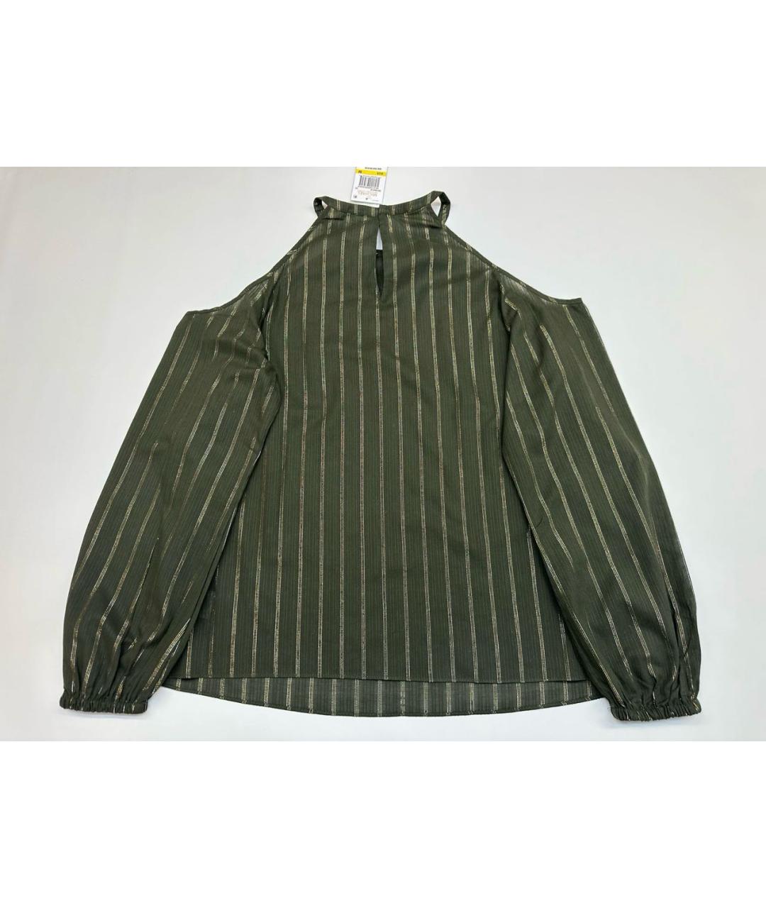 MICHAEL MICHAEL KORS Хаки хлопковая блузы, фото 2