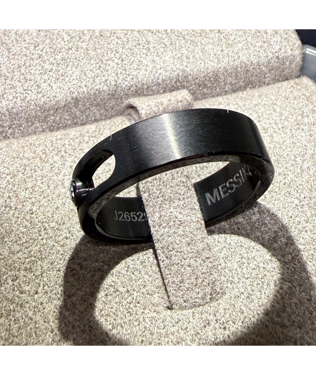 MESSIKA Черное металлическое кольцо, фото 3