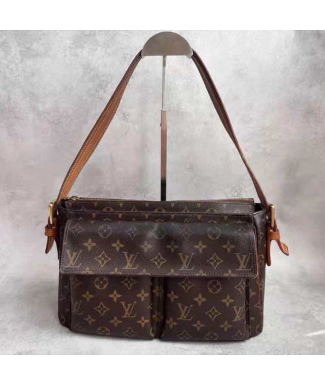 LOUIS VUITTON Коричневая сумка через плечо, фото 6