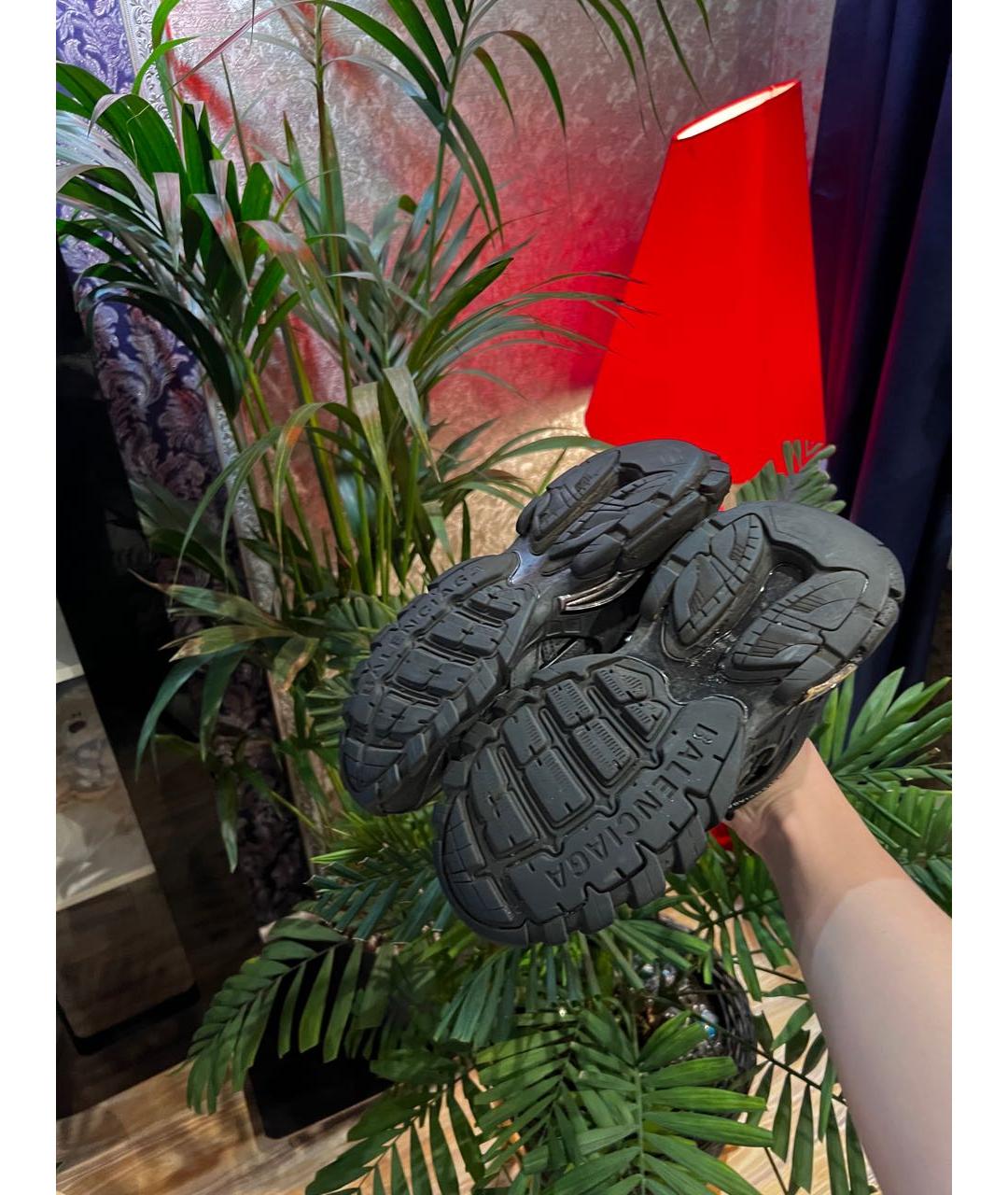 BALENCIAGA Антрацитовые резиновые кроссовки, фото 5