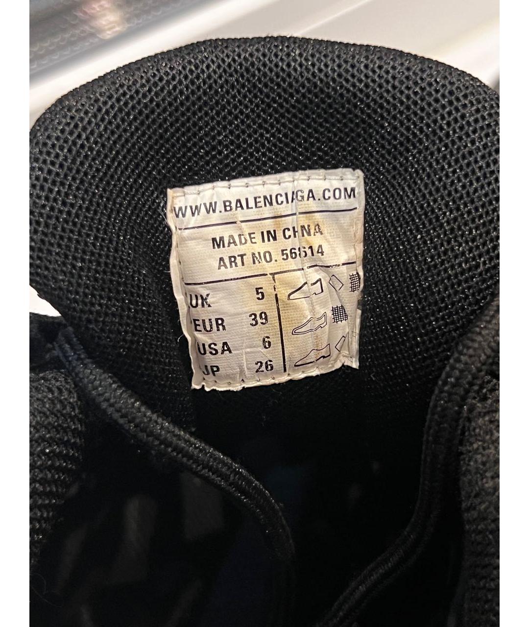 BALENCIAGA Антрацитовые резиновые кроссовки, фото 7