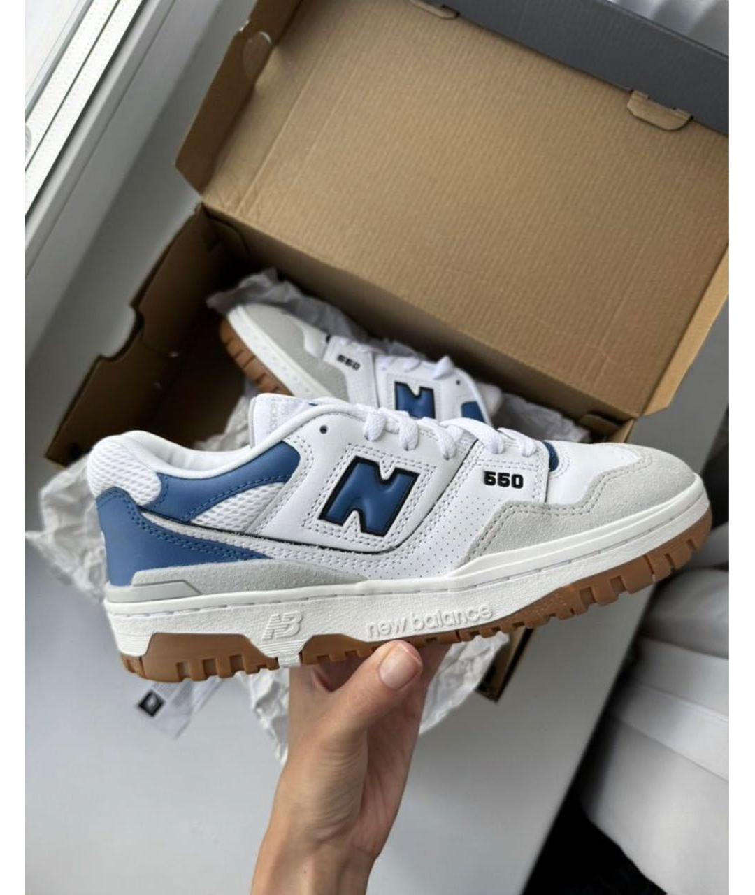 NEW BALANCE Белые кожаные кеды, фото 8