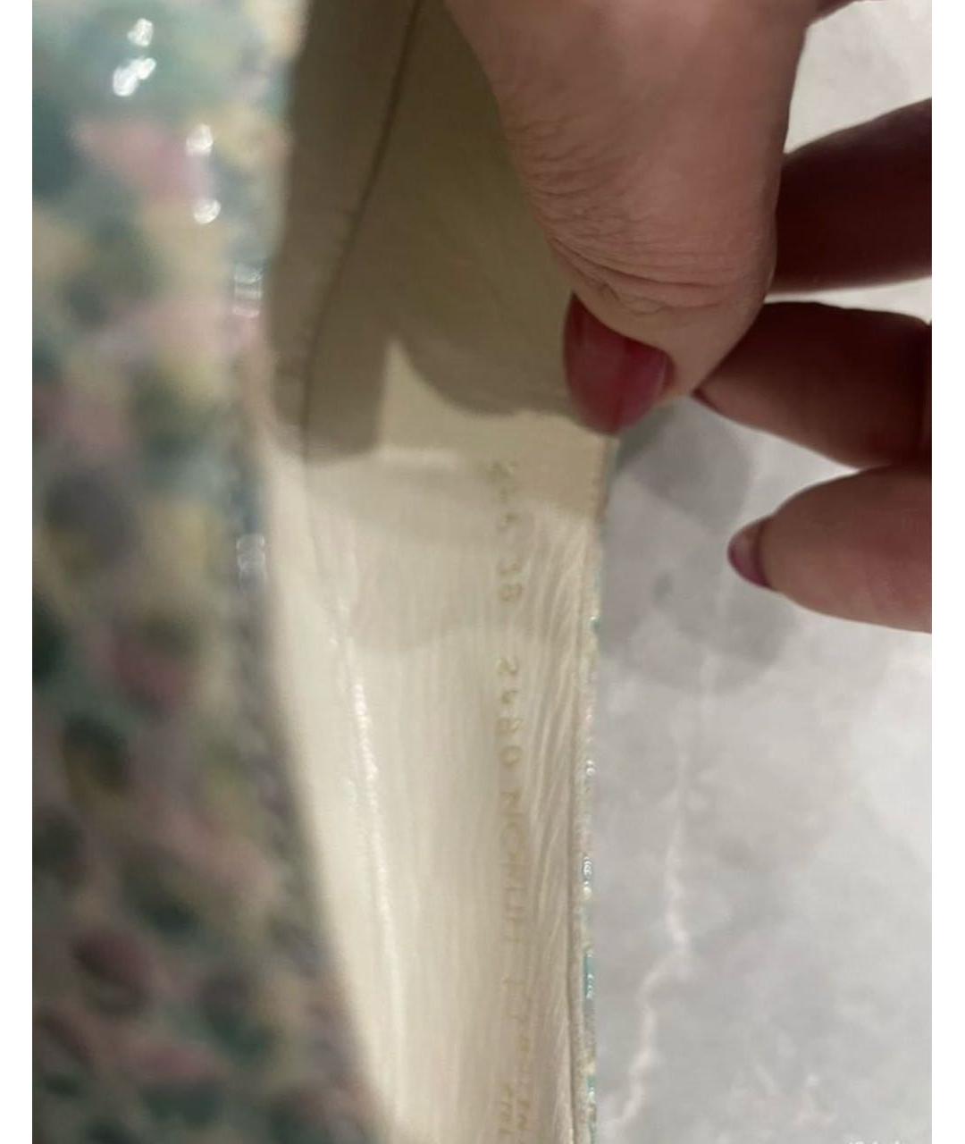 BALENCIAGA Мульти кожаные туфли, фото 6