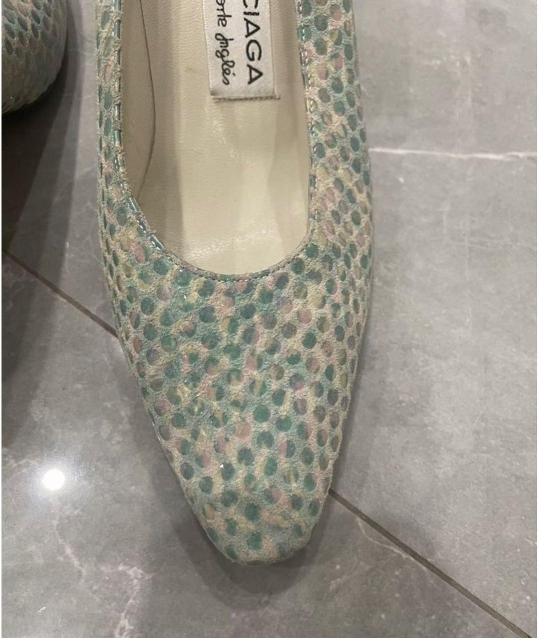 BALENCIAGA Мульти кожаные туфли, фото 7