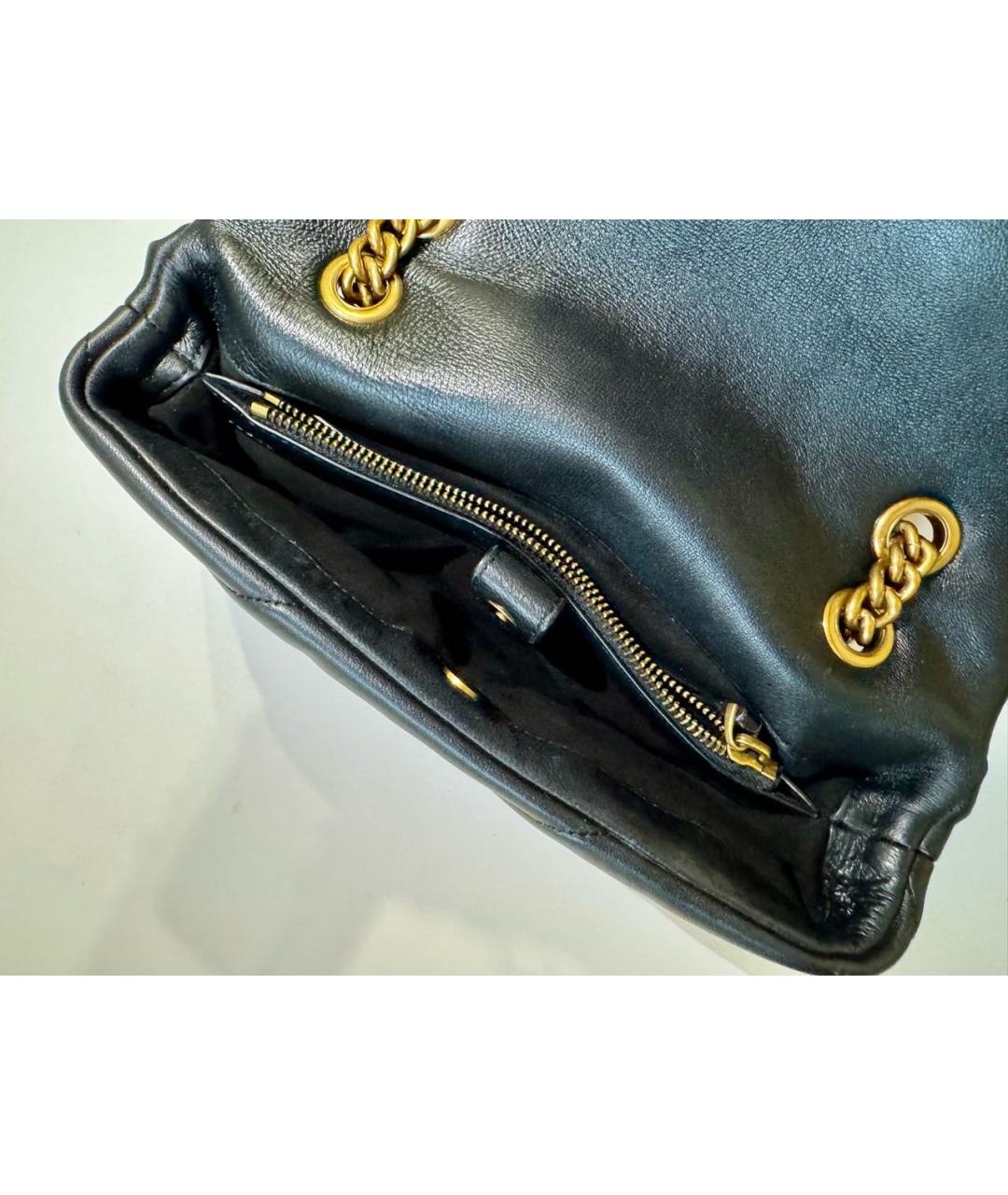 PINKO Черная кожаная сумка через плечо, фото 4