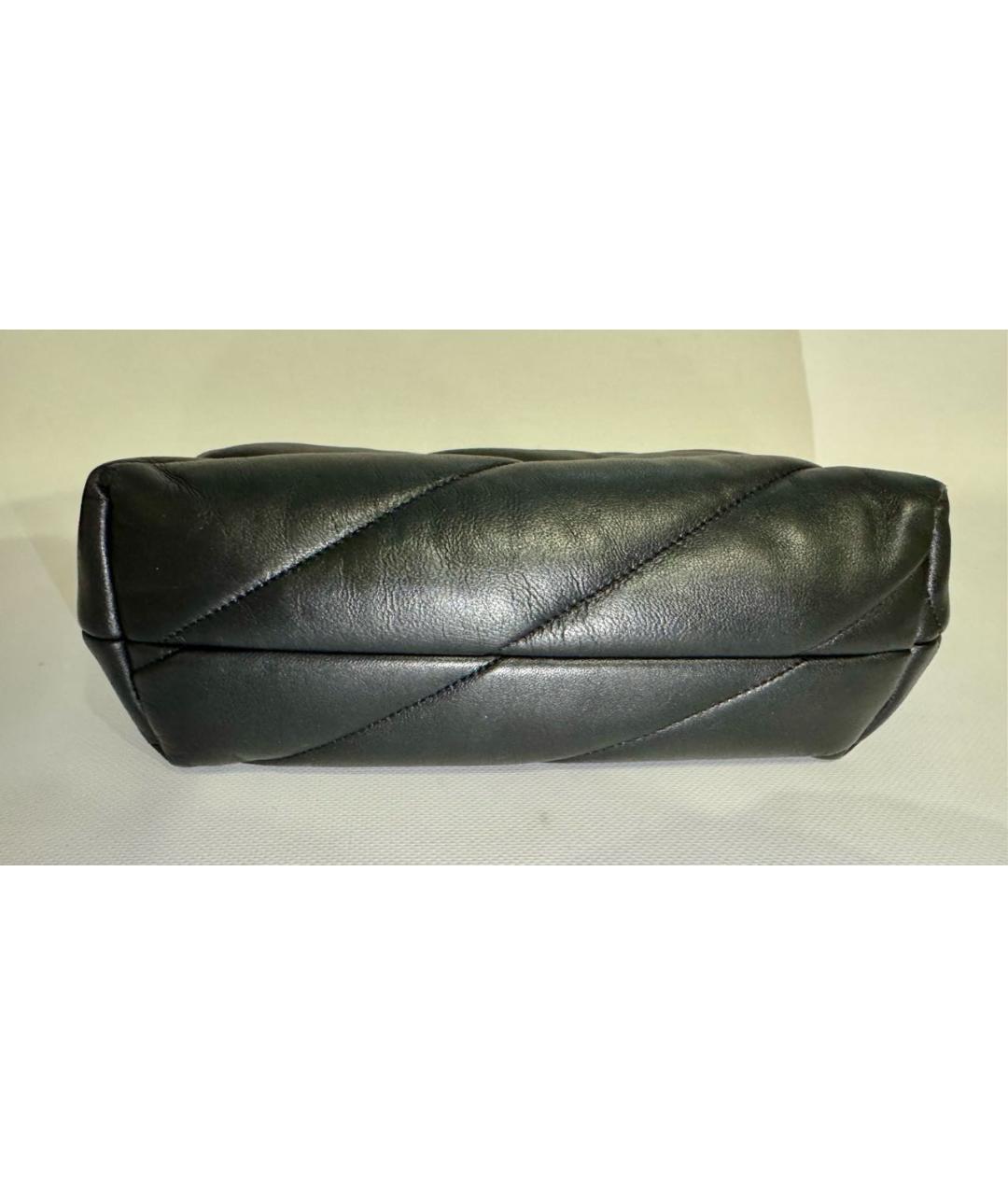 PINKO Черная кожаная сумка через плечо, фото 5
