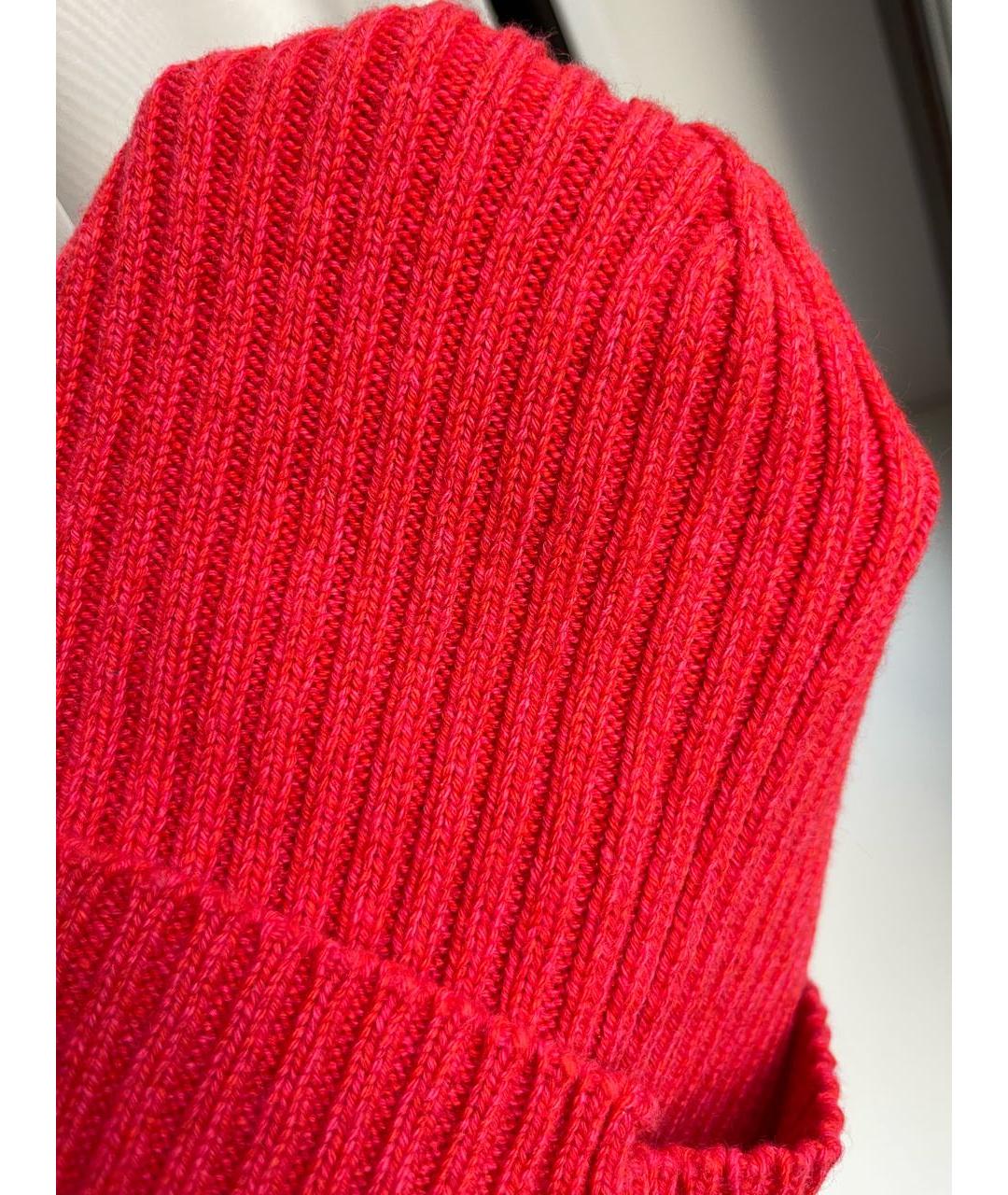 CHANEL Коралловая кашемировая шапка, фото 4