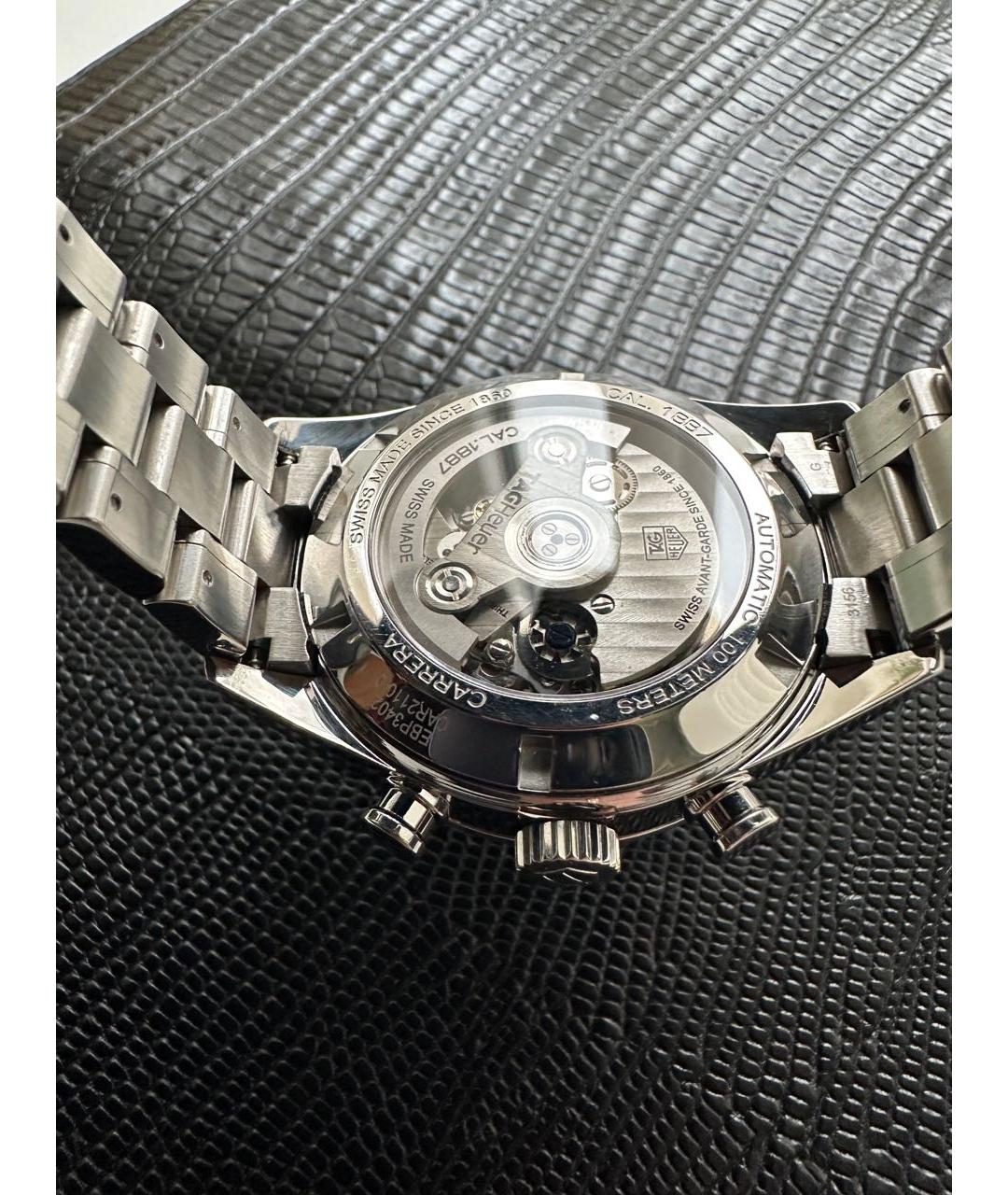 TAG HEUER Серебряные стальные часы, фото 2