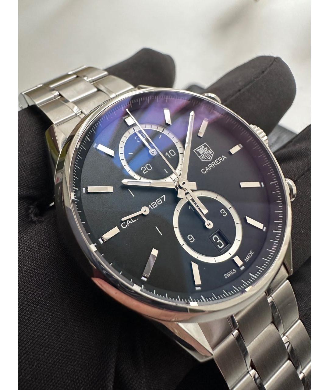 TAG HEUER Серебряные стальные часы, фото 5