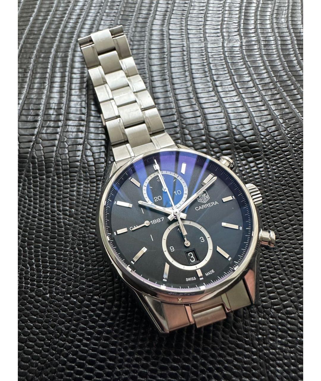 TAG HEUER Серебряные стальные часы, фото 4