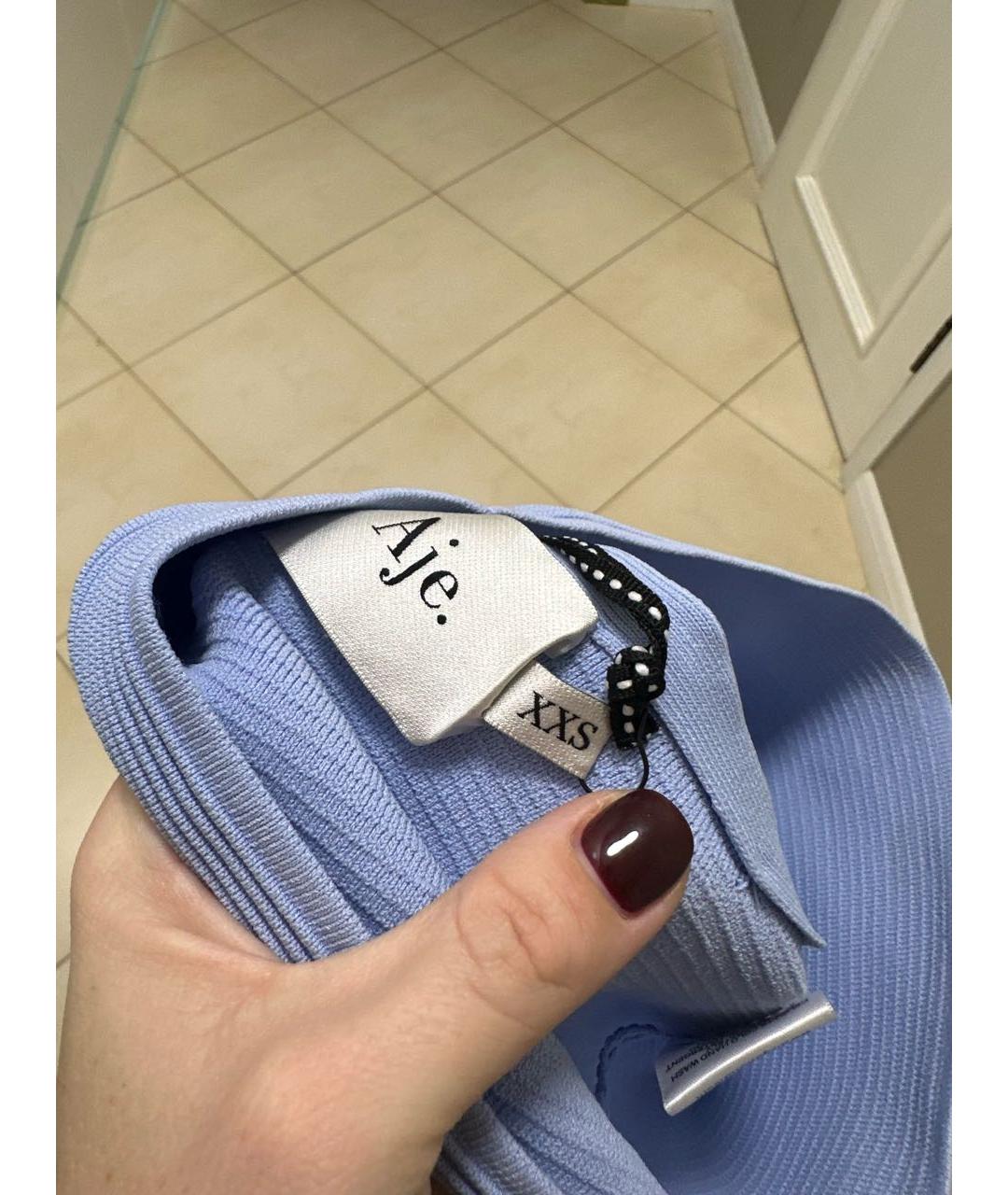 AJE Голубая майка, фото 4