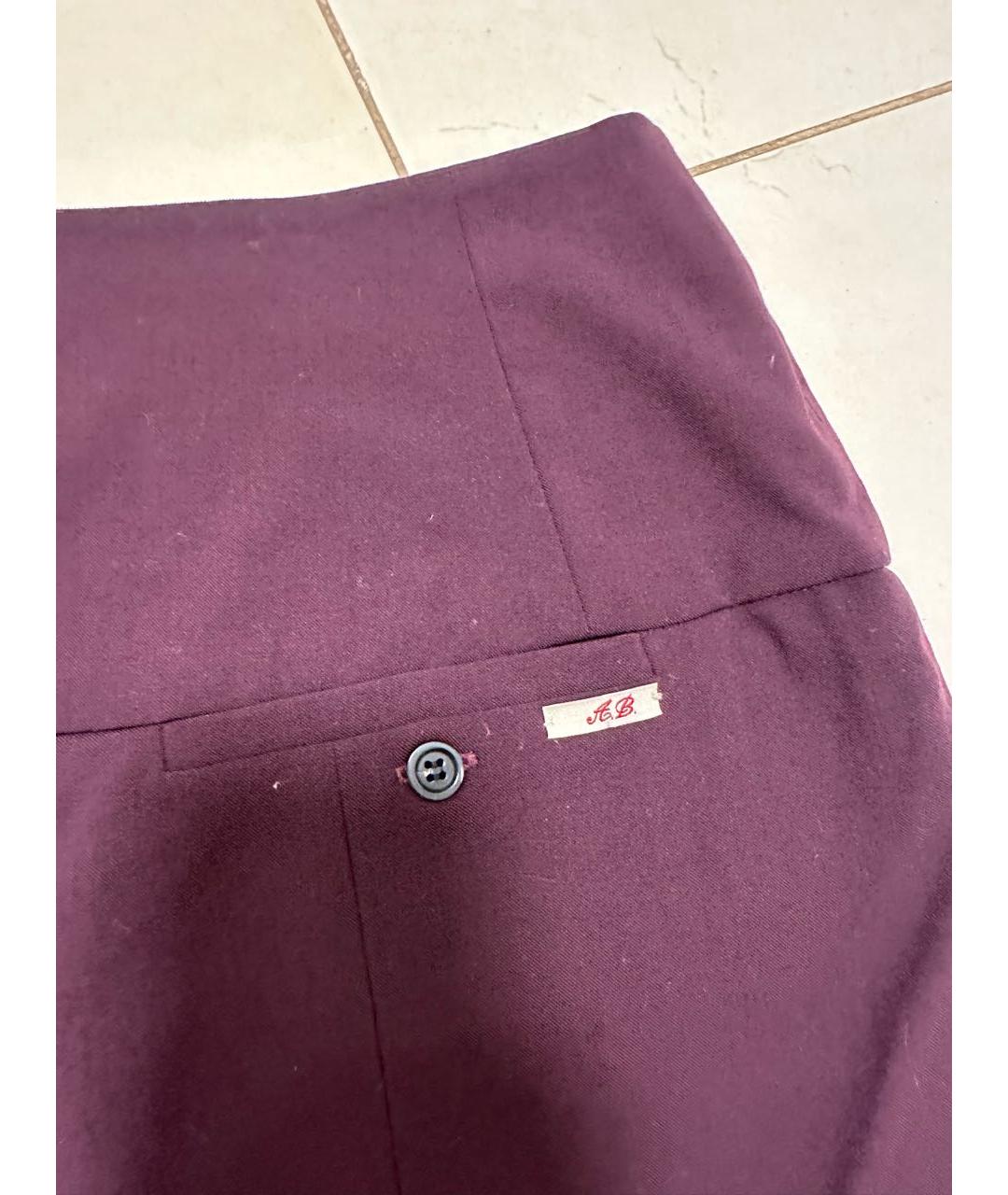 ANIYE BY Бордовая юбка мини, фото 3