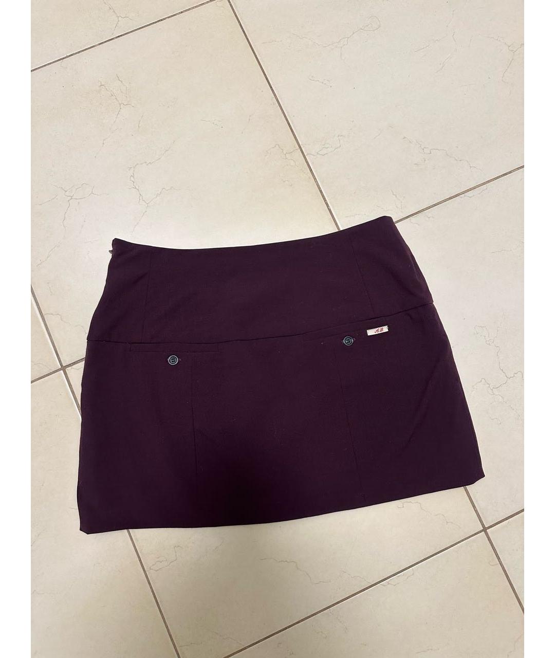 ANIYE BY Бордовая юбка мини, фото 2