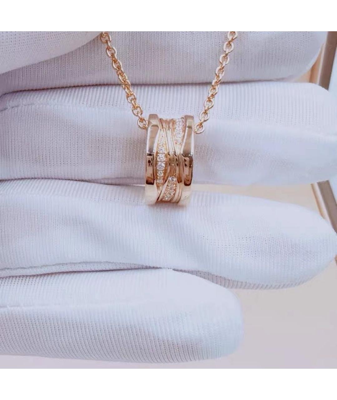 BVLGARI Розовое колье из розового золота, фото 4