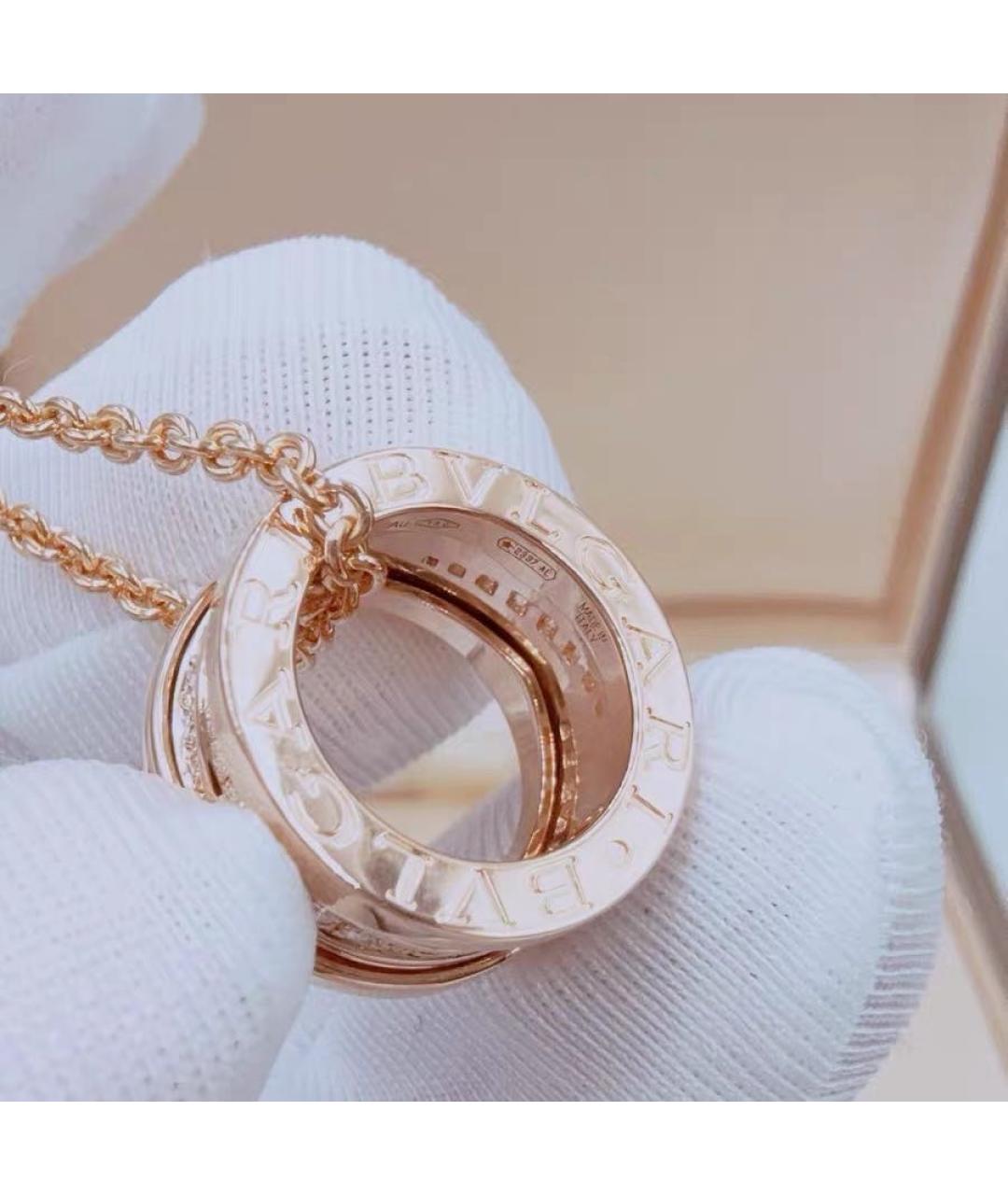 BVLGARI Розовое колье из розового золота, фото 6