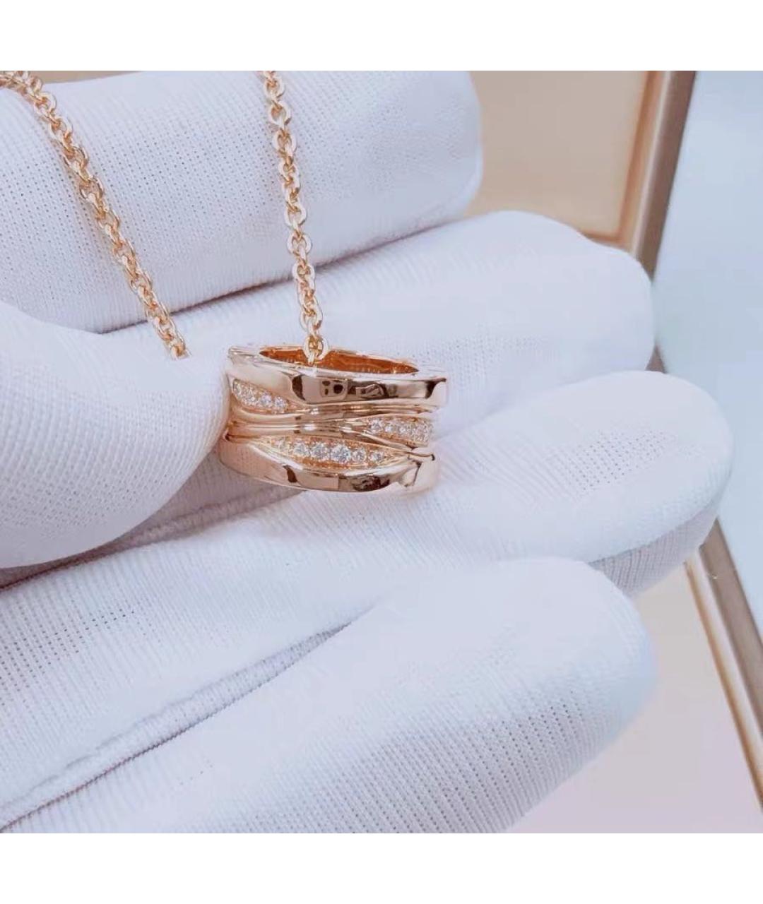 BVLGARI Розовое колье из розового золота, фото 3