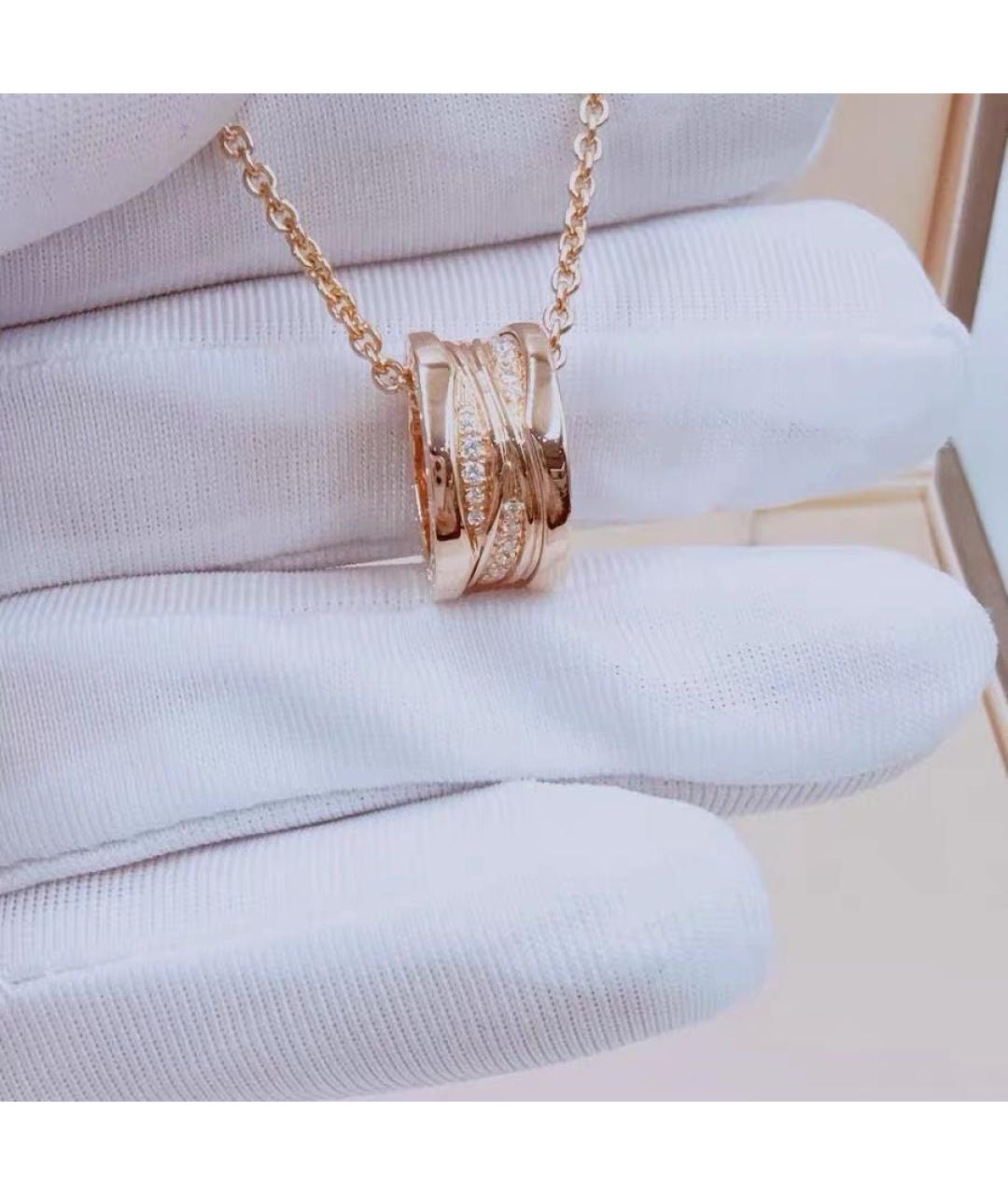 BVLGARI Розовое колье из розового золота, фото 5