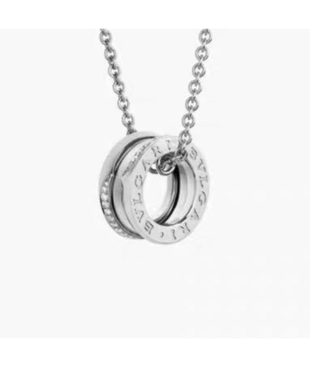 BVLGARI Белое колье из белого золота, фото 9