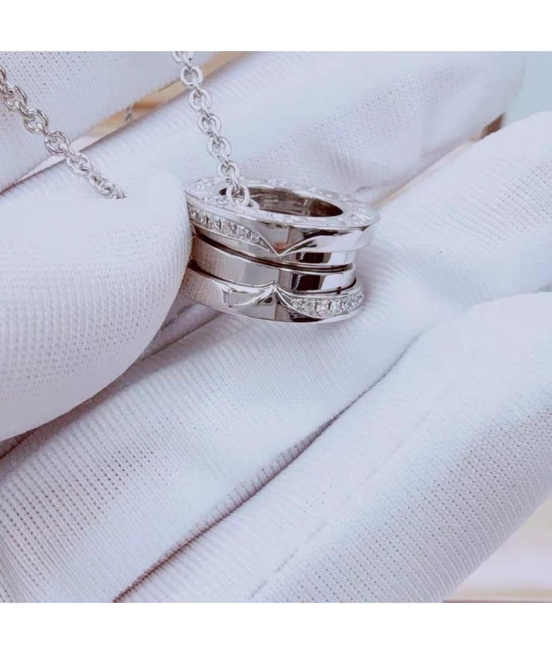 BVLGARI Белое колье из белого золота, фото 6