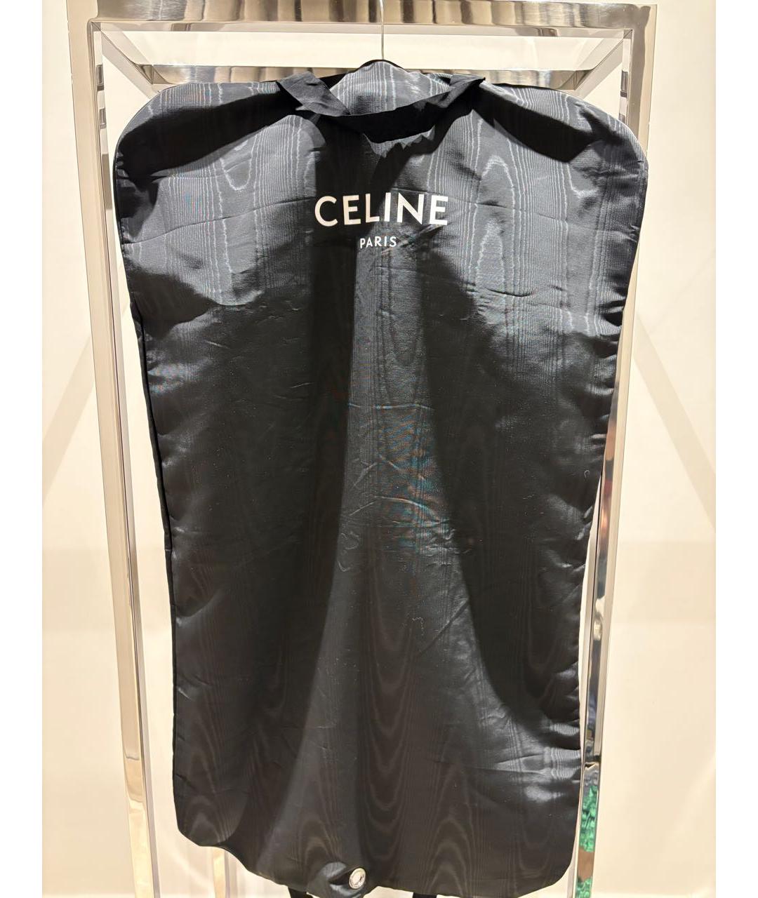 CELINE Бежевый твидовый жакет/пиджак, фото 8