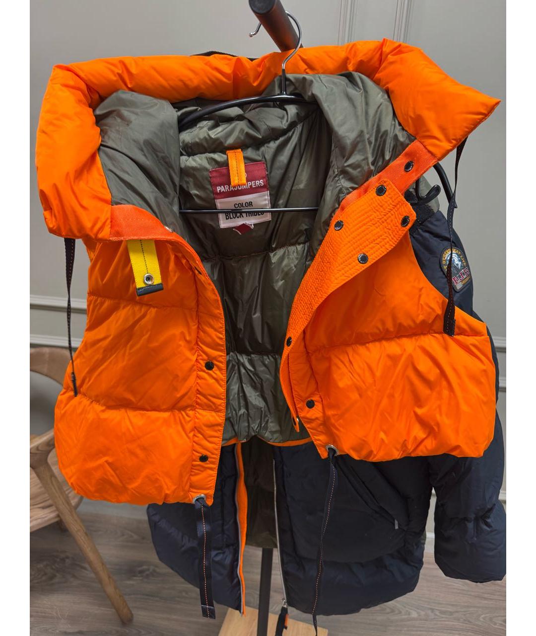 PARAJUMPERS Темно-синий полиэстеровый пуховик, фото 3