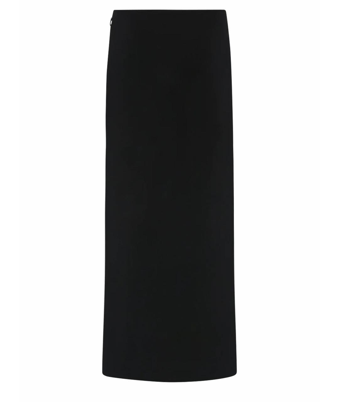 THE ROW Черная шелковая юбка макси, фото 1