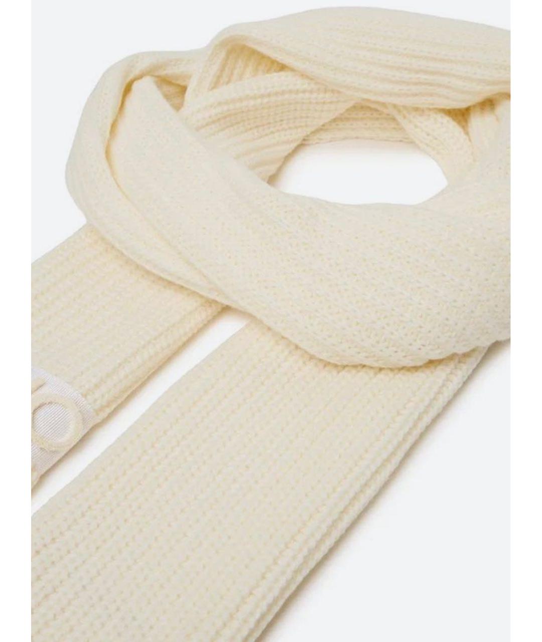 LIU JO Бежевый шарф, фото 2