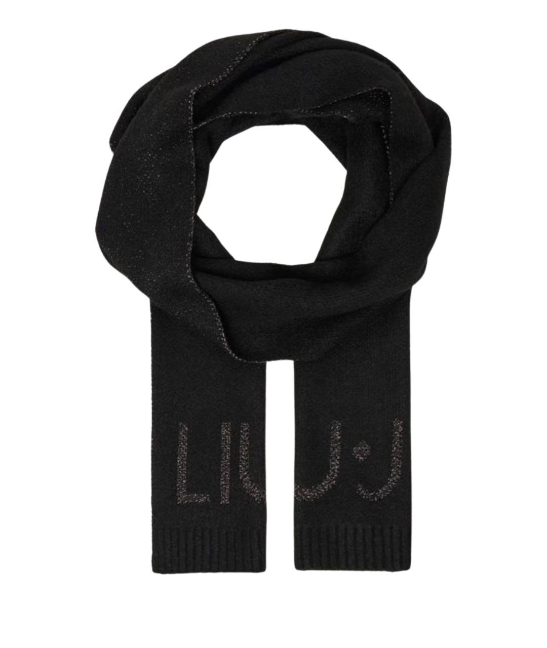 LIU JO Черный шарф, фото 1