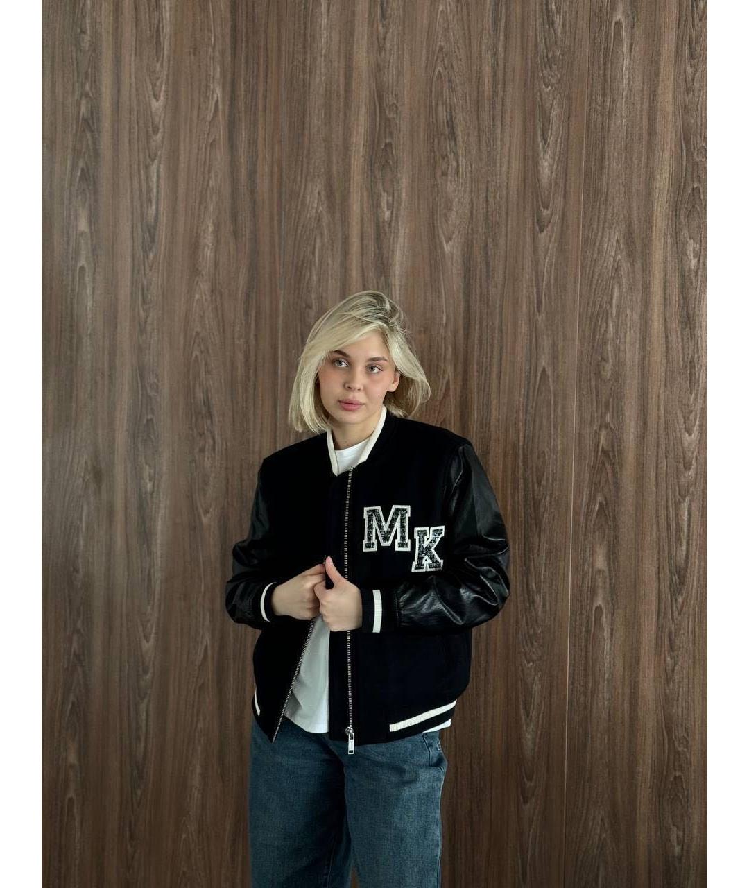 MICHAEL KORS Черная шерстяная куртка, фото 5