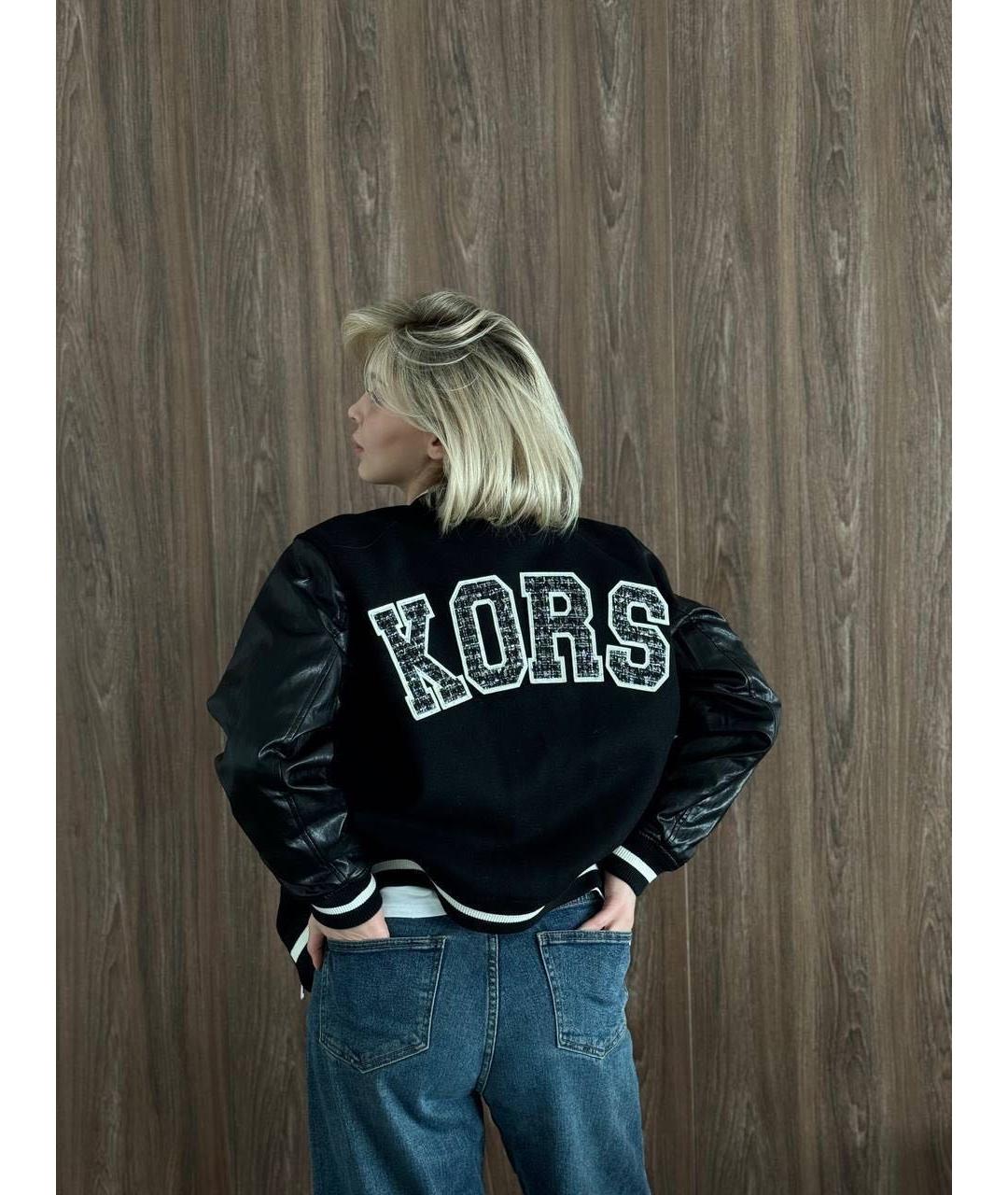 MICHAEL KORS Черная шерстяная куртка, фото 6
