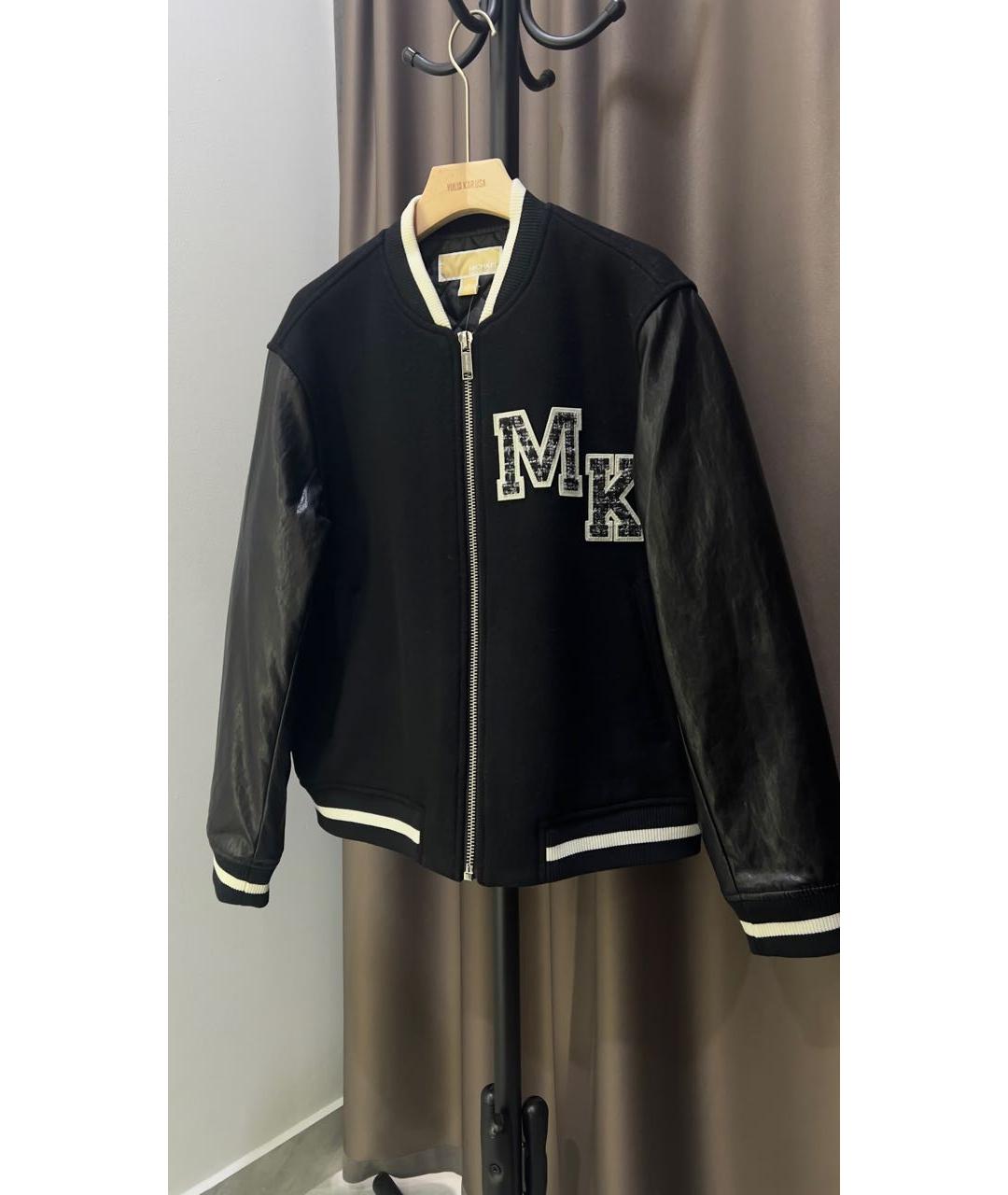 MICHAEL KORS Черная шерстяная куртка, фото 7