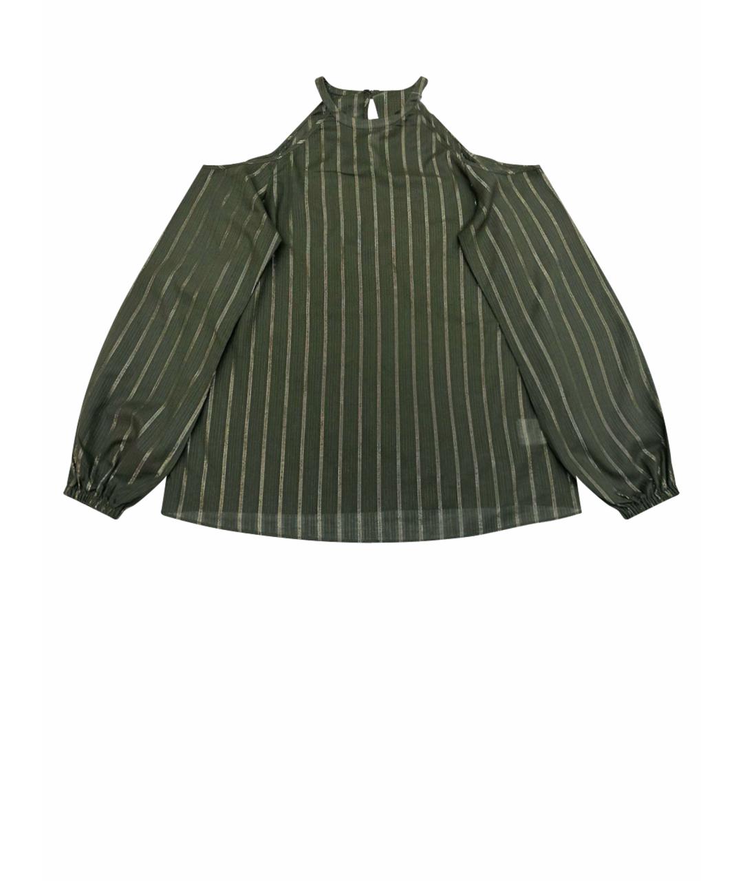 MICHAEL MICHAEL KORS Золотая хлопковая блузы, фото 1