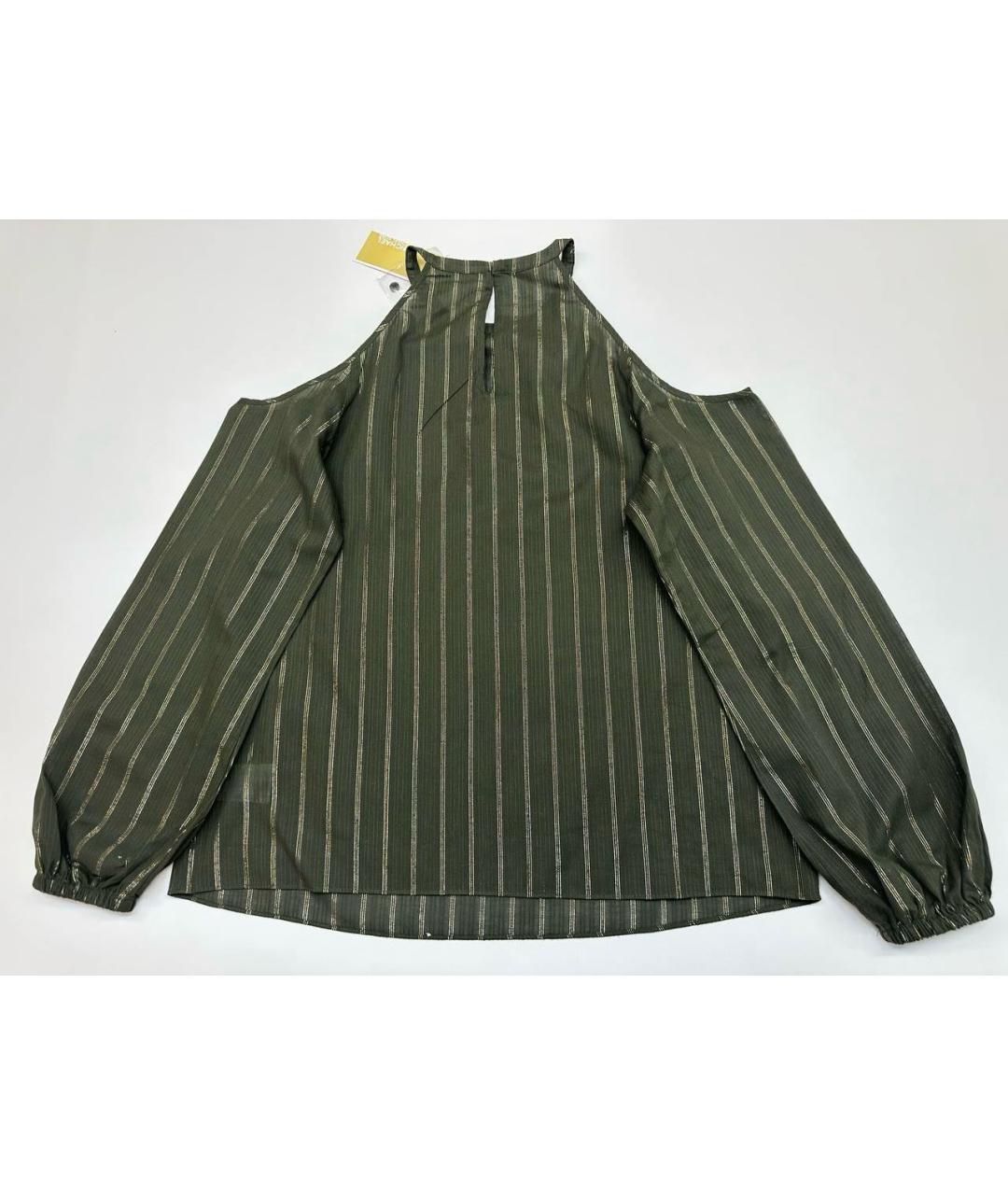 MICHAEL MICHAEL KORS Золотая хлопковая блузы, фото 2