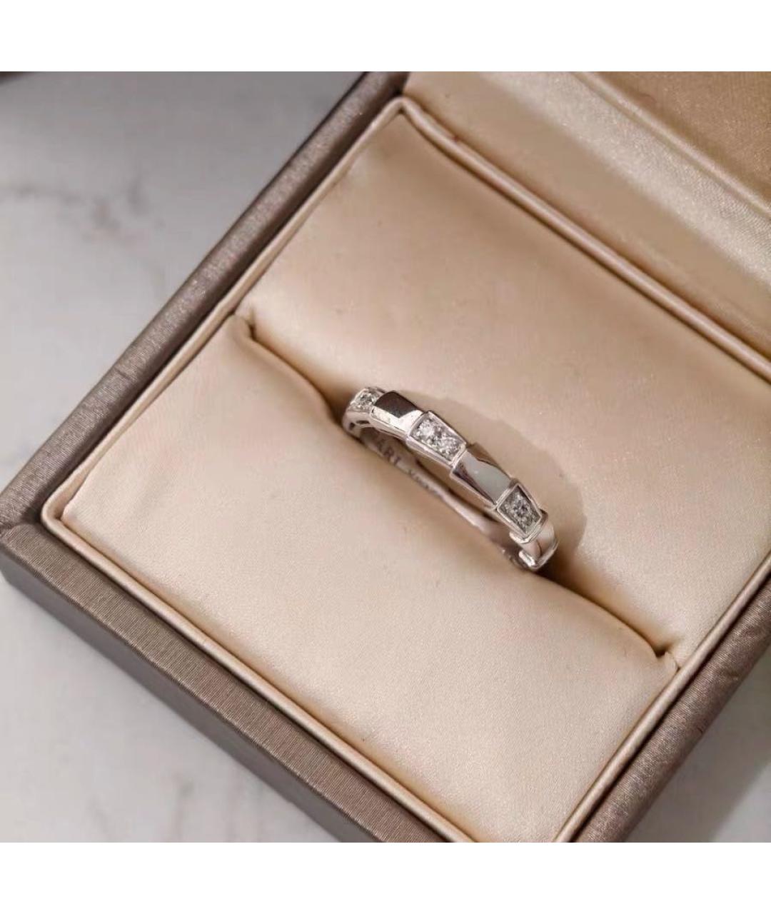 BVLGARI Белое кольцо из белого золота, фото 6