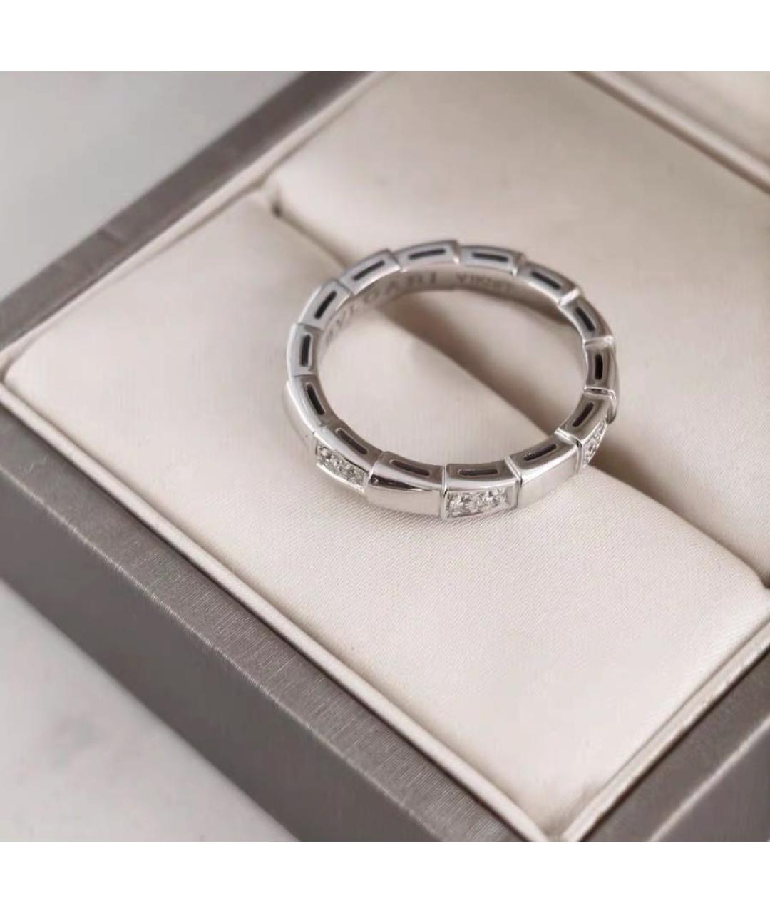BVLGARI Белое кольцо из белого золота, фото 5