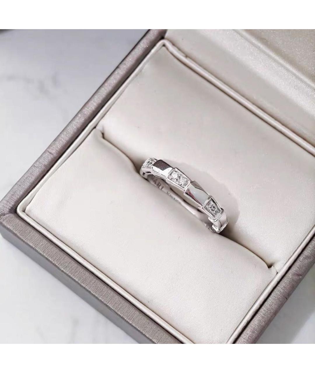 BVLGARI Белое кольцо из белого золота, фото 2