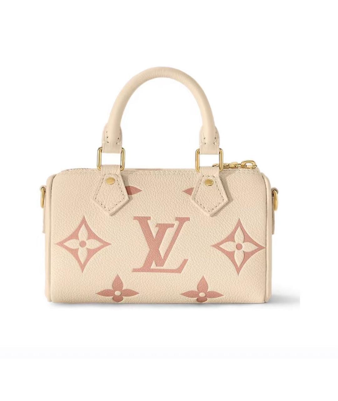LOUIS VUITTON Белая кожаная сумка через плечо, фото 1